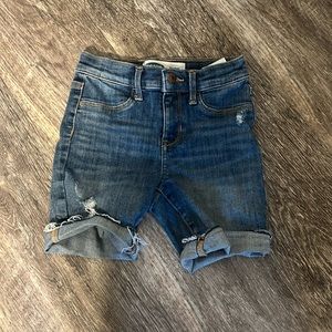 Old navy blue jean shorts